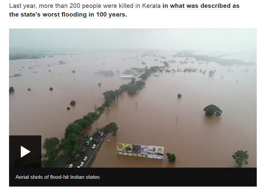 le alluvioni come quella avvenuta in India sono state causate dal cambiamento climatico. Possibile corrispondenza della pandemia che sta colpendo il pianeta